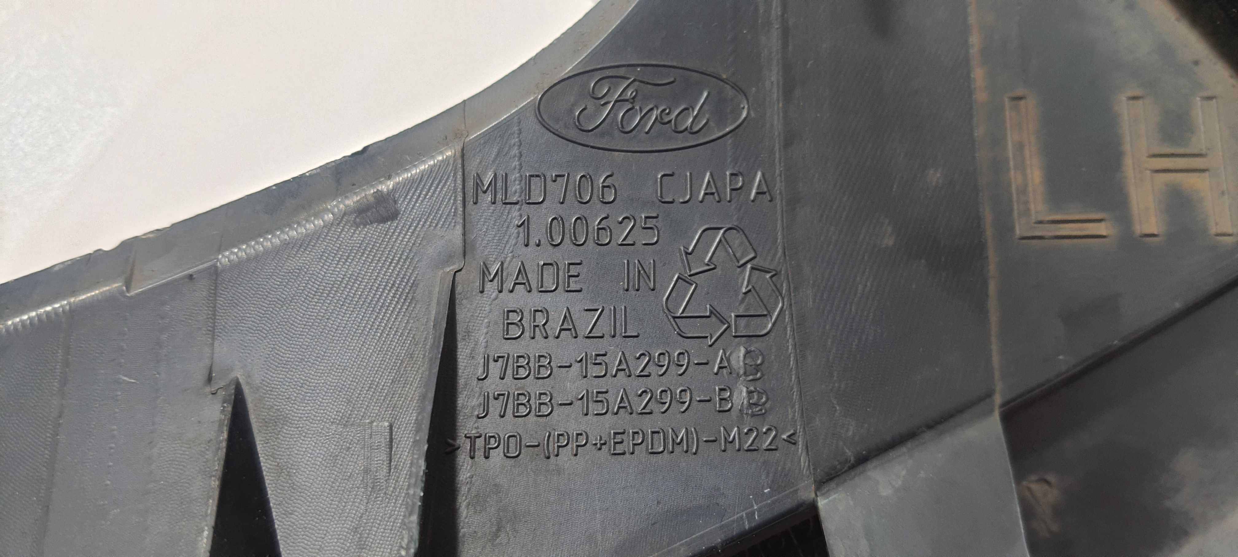 Moldura Farol Milha Esquerdo Ford Ka 1.0 2020 J7bb15a299a Preto Esquerdo 6