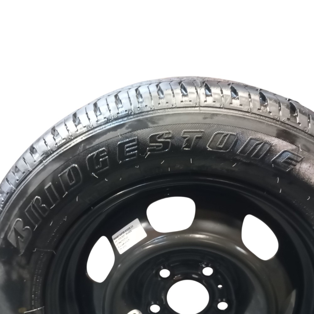 Roda Estepe Aro 16 Renault Captur 2021 026665s2wr2 Preto 5