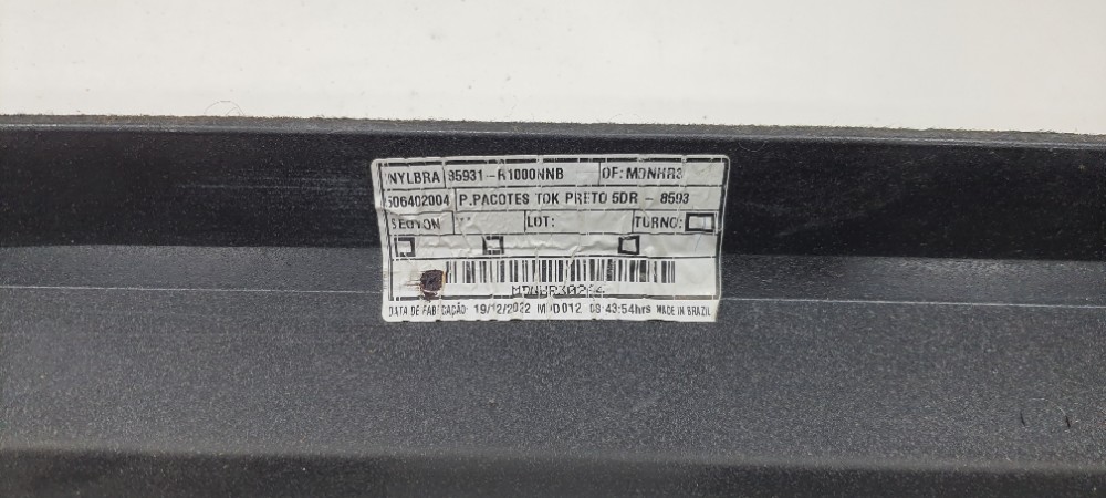 Tampa Bagagito Detalhe Hb20 Sense 1.0  2023 85939r1000 Preto 7