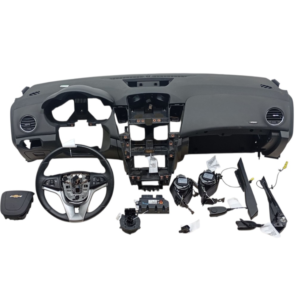 Painel E Volante Chevrolet Cruze Sedan 1.8 2014 42702562 Preto 1
