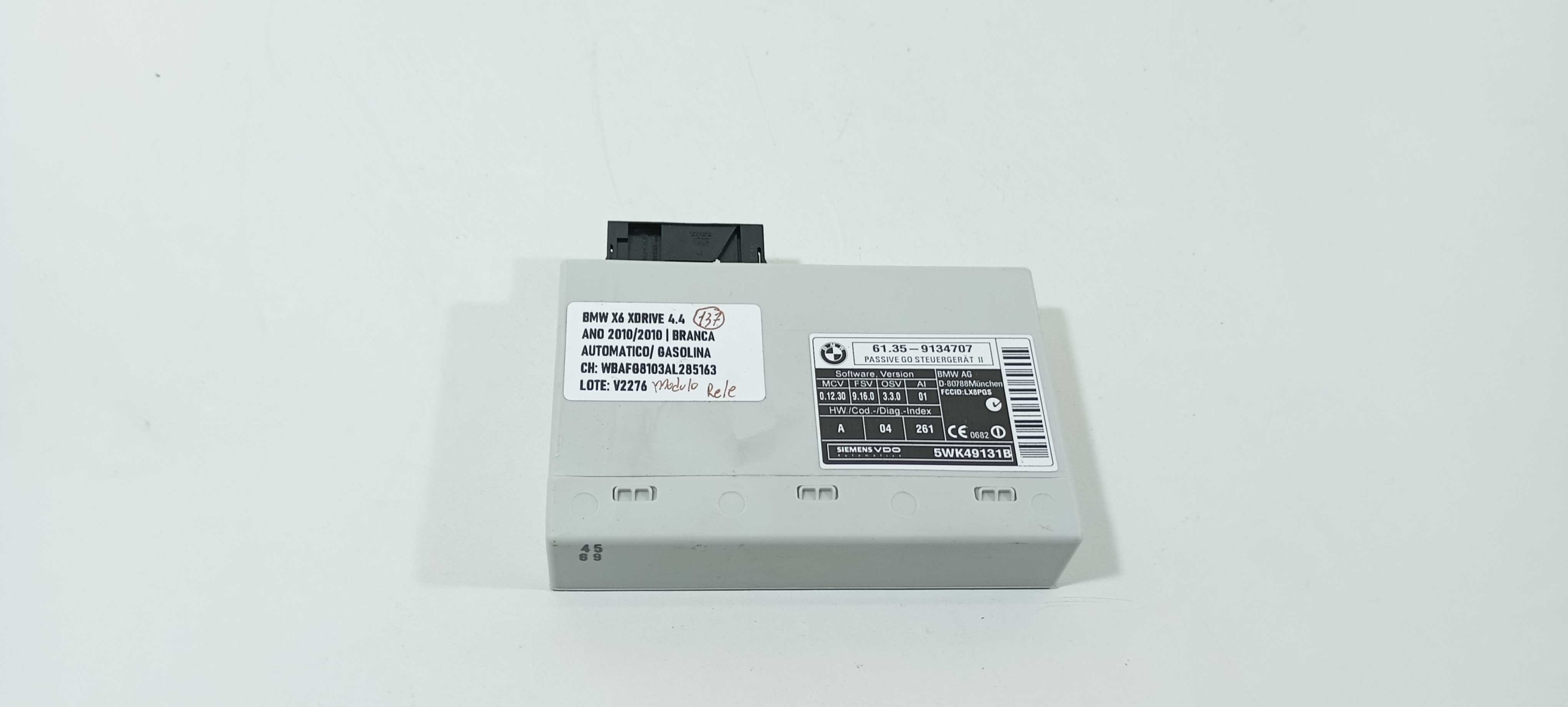 Modulo Rele Bmw X6 Xdrive 2010 4.4 Biturbo V2276 3