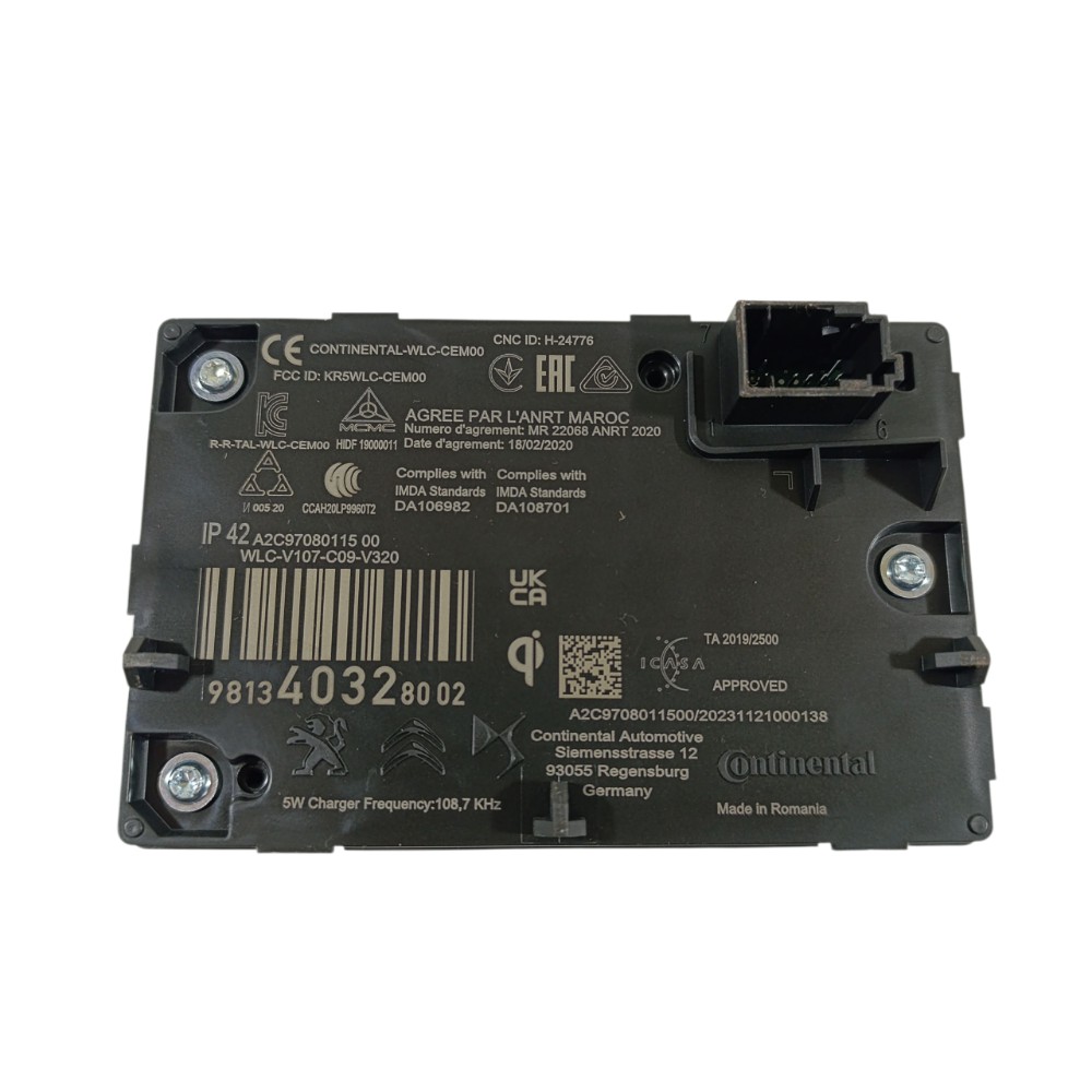 Carregando indução Peugeot 208 ano 2024 981340328002 3