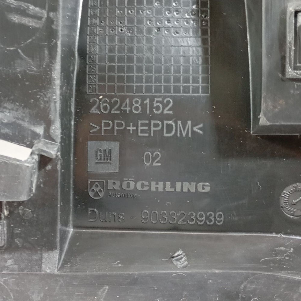 Defletor Inferior Parachoque Gm Onix 1.0 2023 903323939 Preto 6