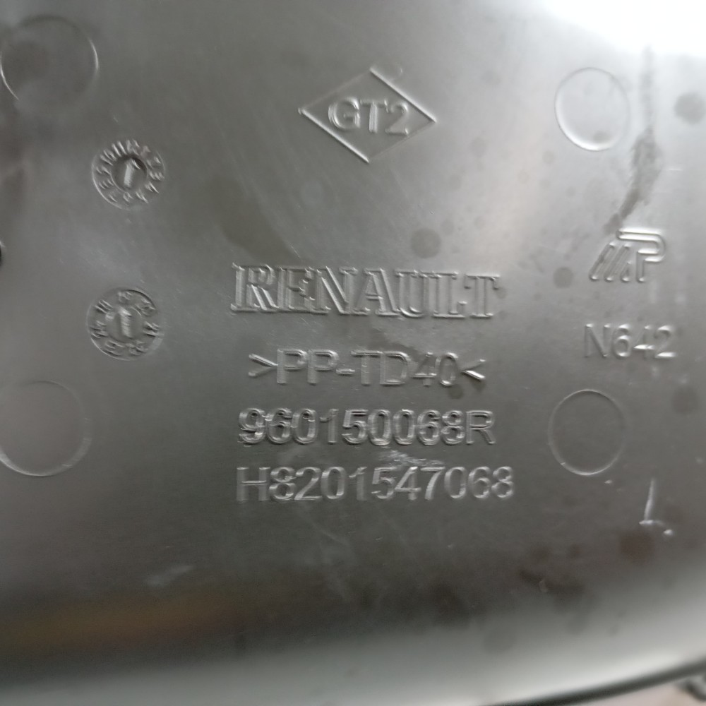 Duto Entrada Ar Renault Captur 2021 960150068r Preto 7
