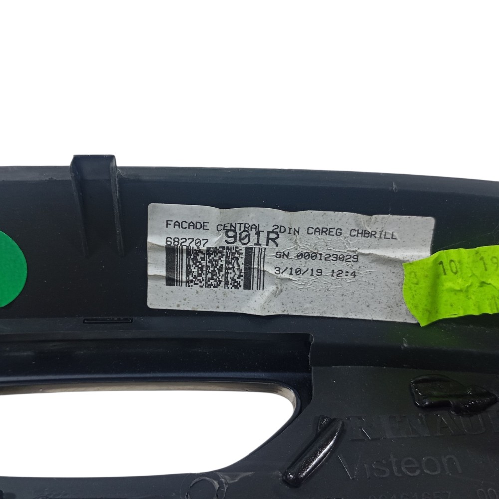 Moldura Multimídia Renault Captur 2021 682707901r Preto 7