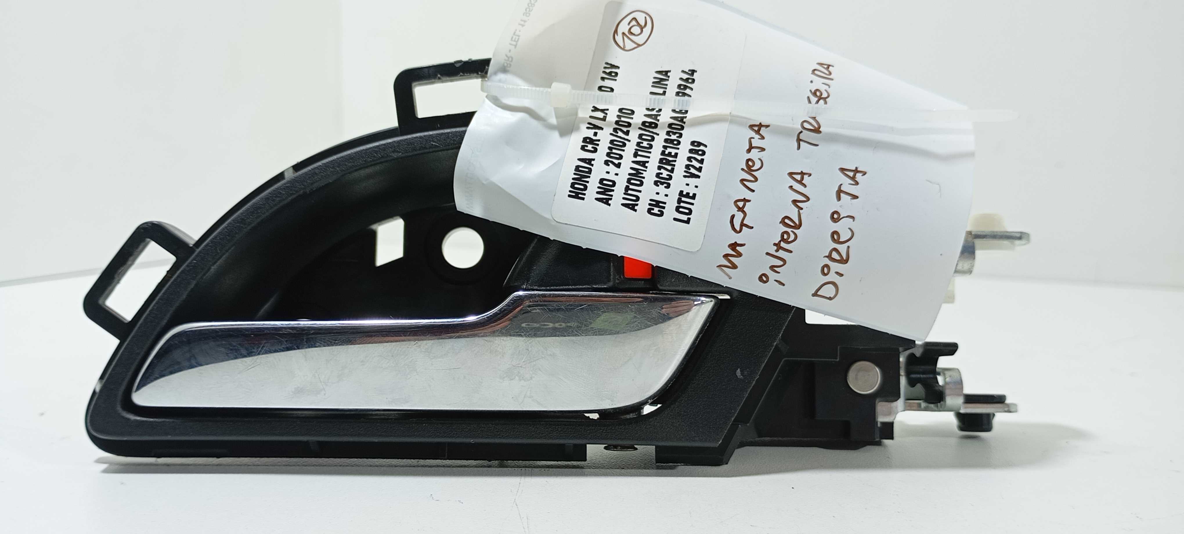 Maçaneta Interna Traseira D. Honda Crv Lx 2.0 2010 V2289 Preto Traseira 5