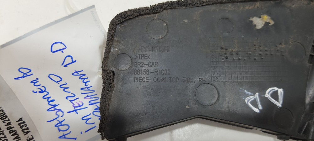 Acabamento Paralama Dianteiro Direito Hb20 Sense 1.0 2023 Preto 4