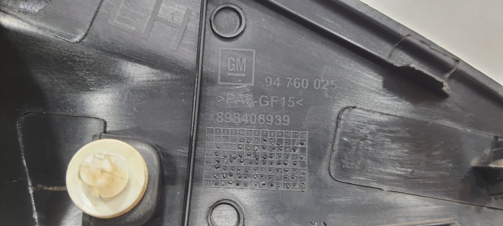Acabamento Retrovisor Lado Esquerdo Gm Prisma 2019 94760025 Preto 5