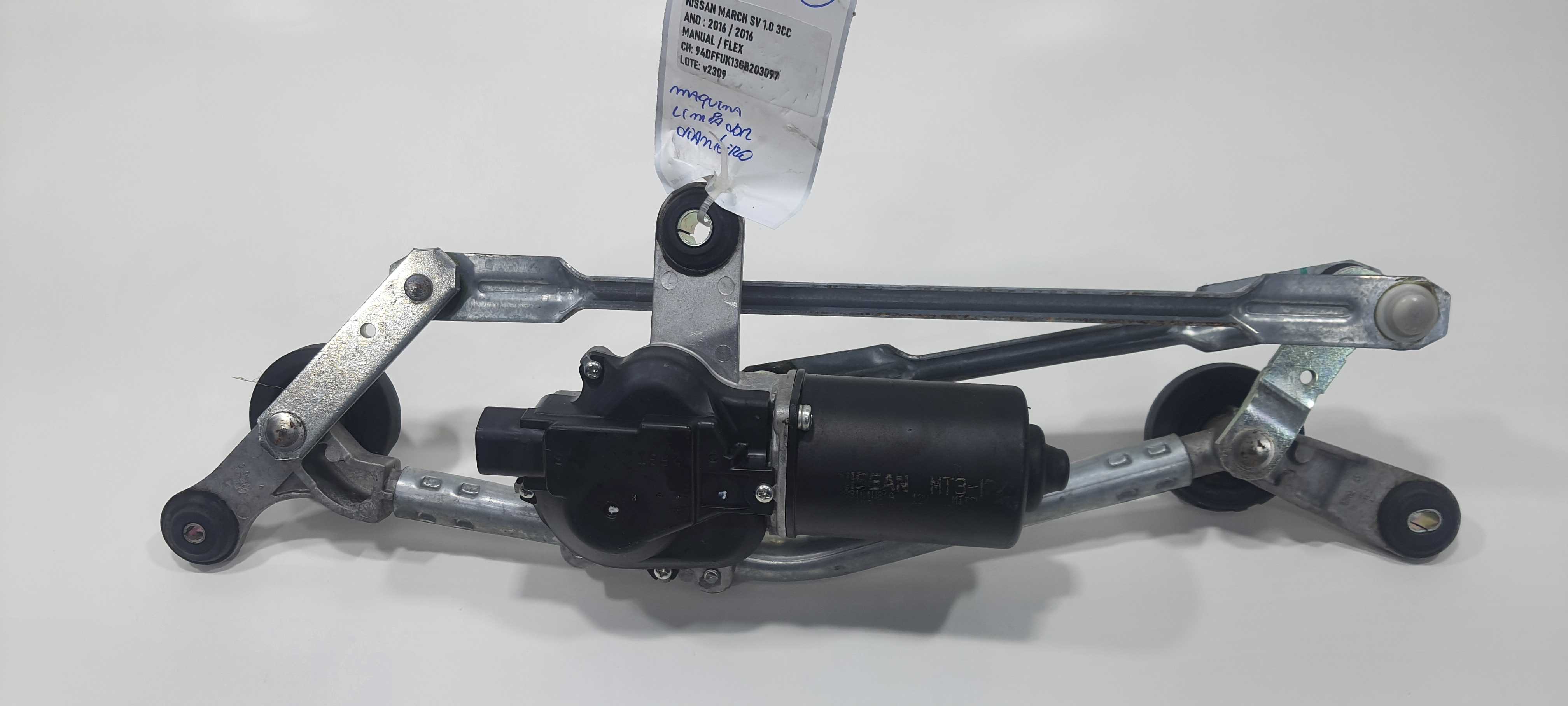 Motor Limpador Parabrisa Nissan March Sv 1.0 2016 288101hb1a 2