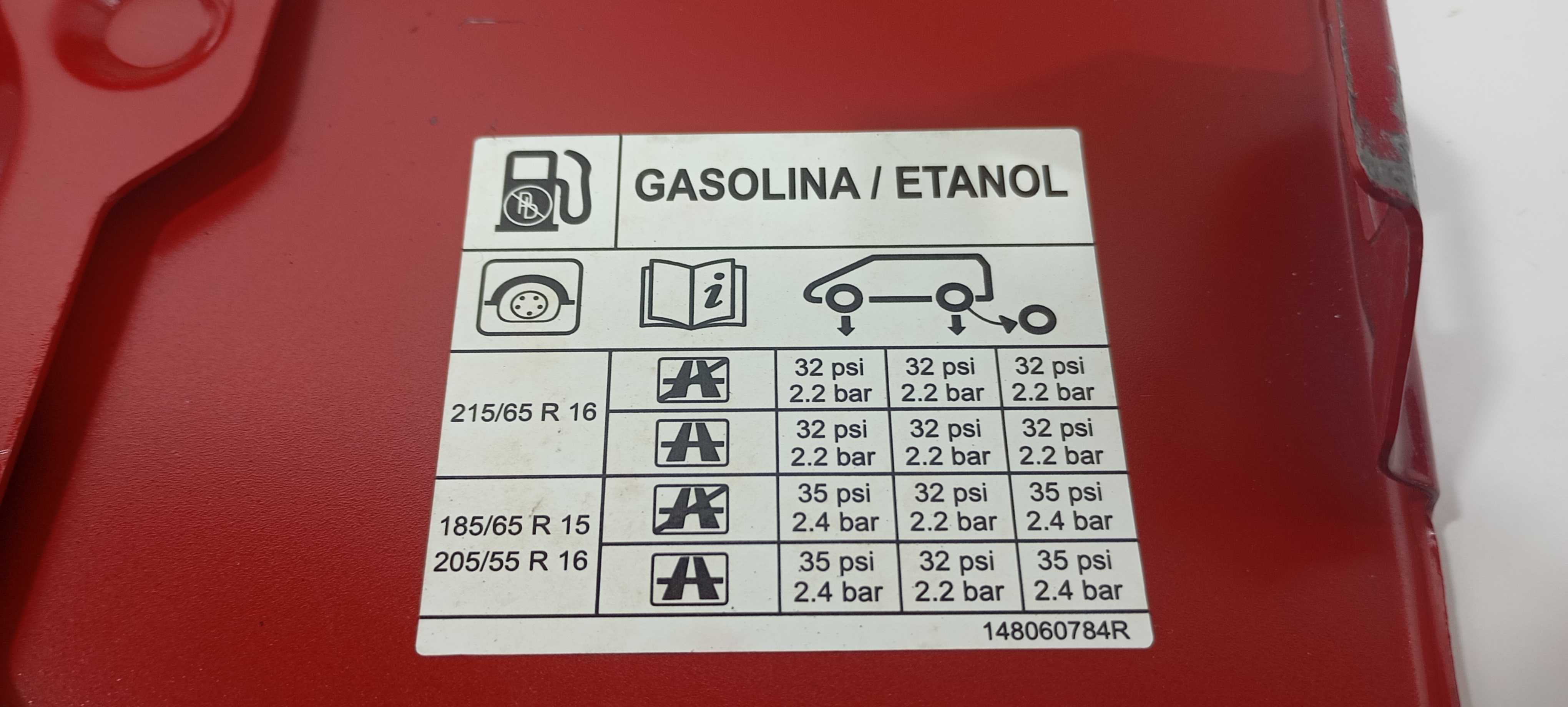 Portinhola Tanque Combustível Logan 1.0 2020 148060784r Vermelho 2020 4