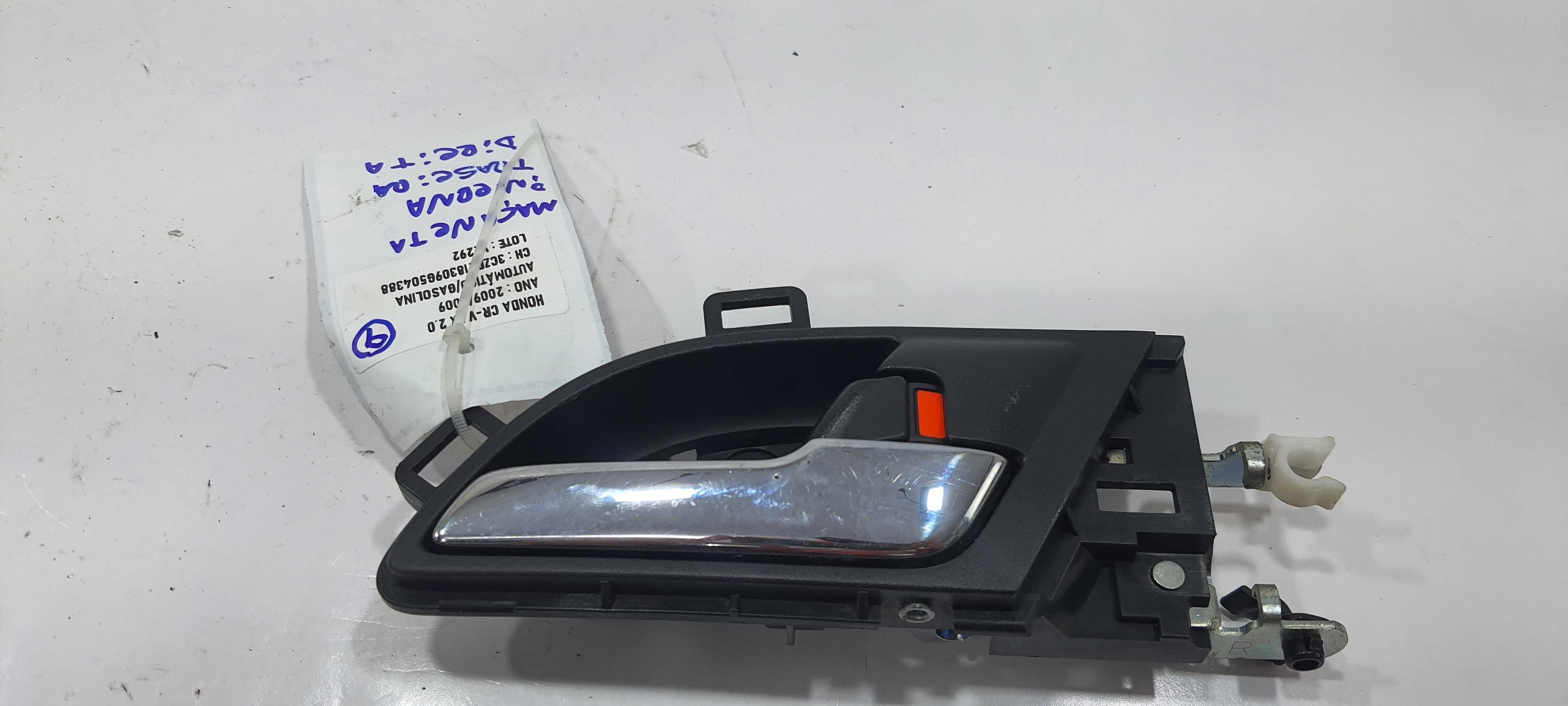 Maçaneta Int Traseira Direita Honda Crv Lx 2.0 2009 V2292 Traseira 2