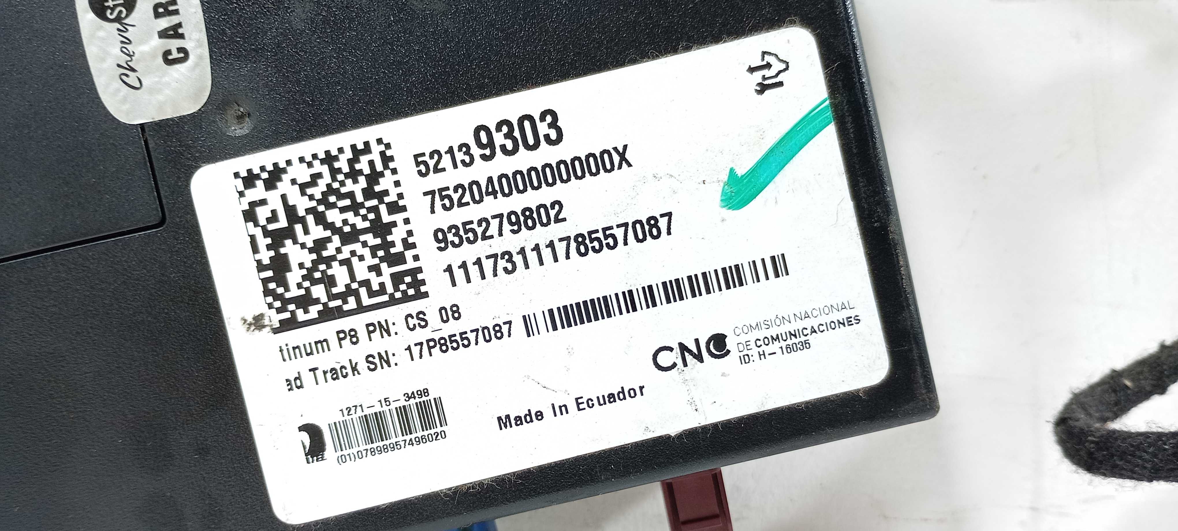 Módulo Interface Onstar Gm Onix Active 1.4 2018 52139303 6