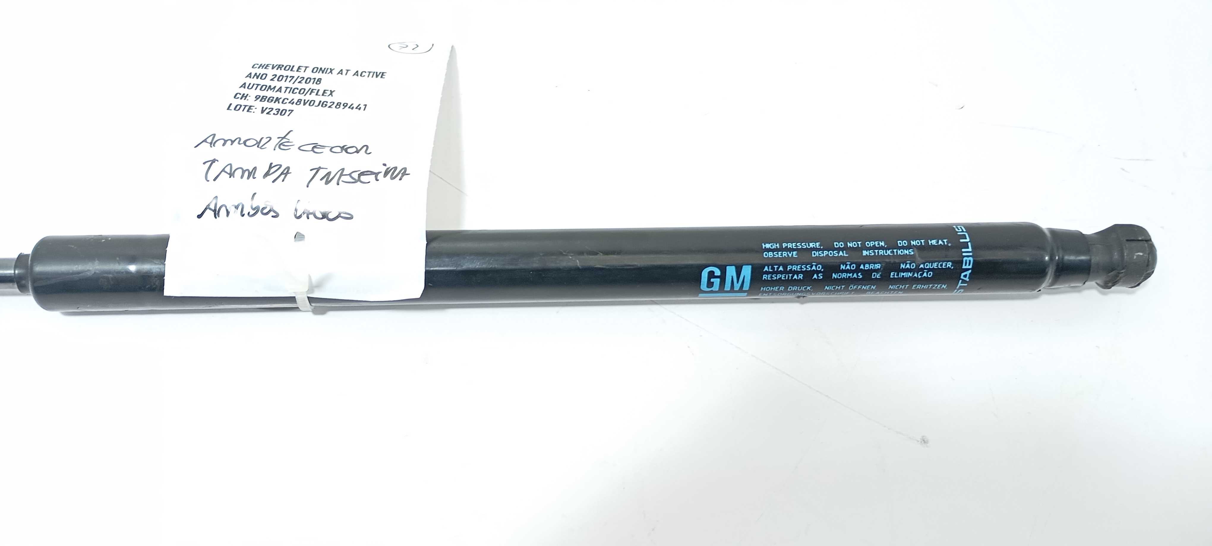 Amortecedor Tampa Ambos Lados Gm Onix Active 1.4 18 52085132 8
