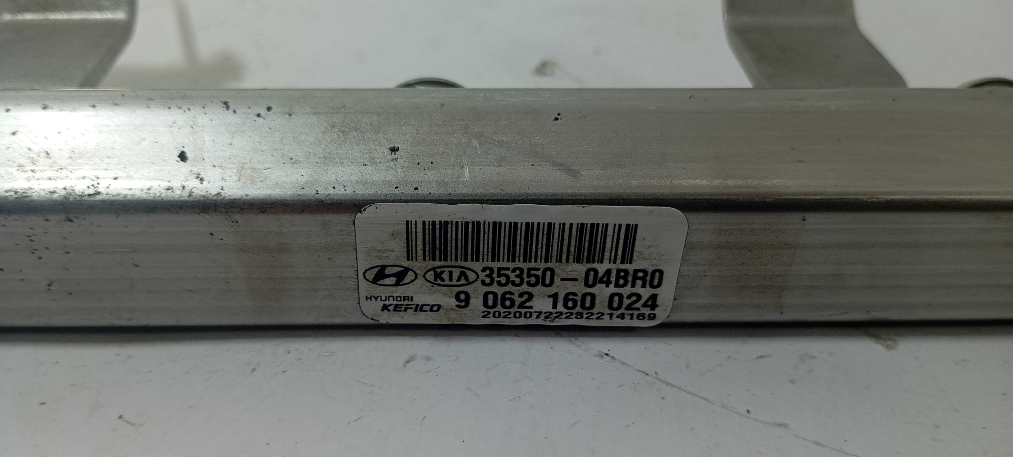 Flauta Bico Injetor Hyundai Hb20 Vision 1.0 2021 3535004br0 6