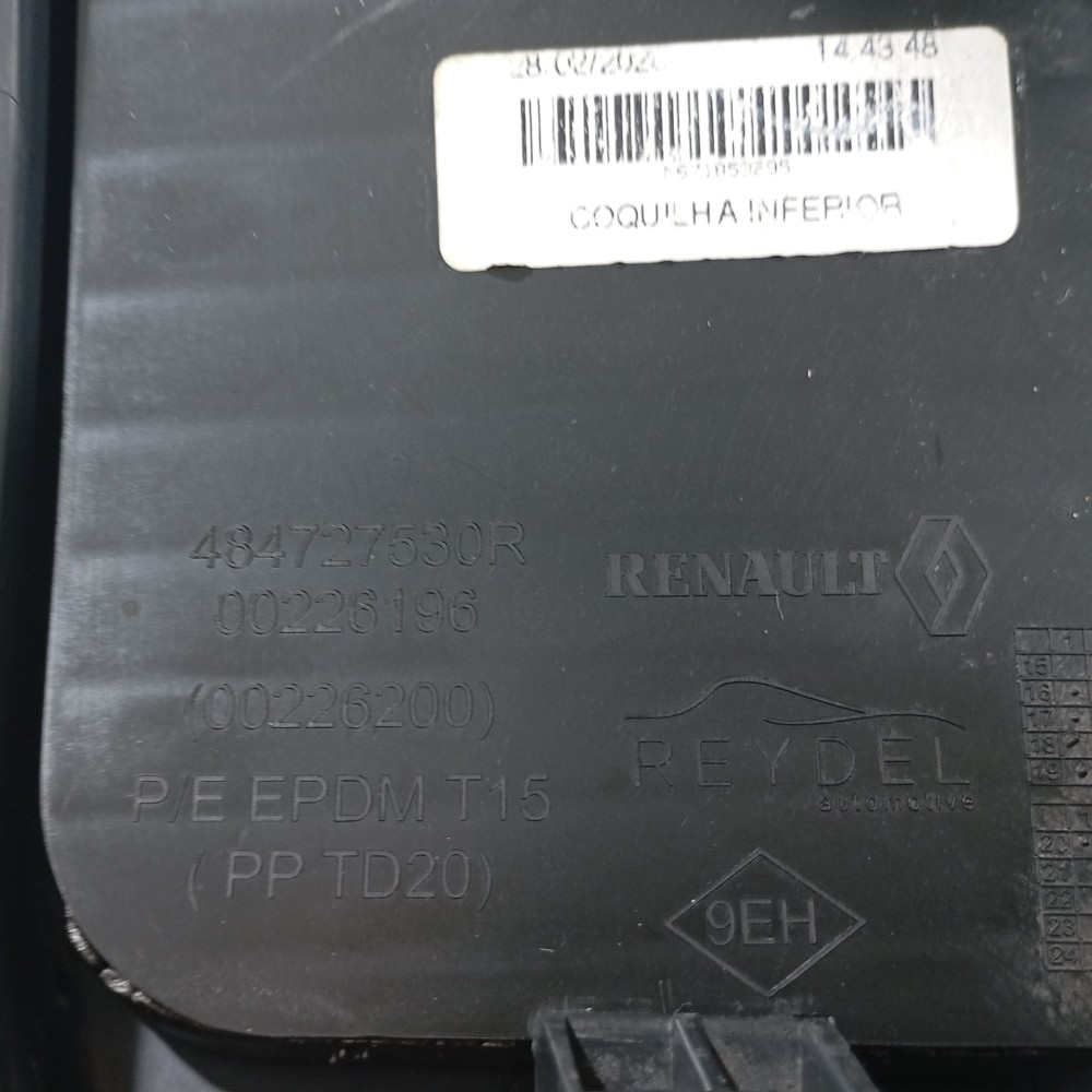 Capa Coluna Renault Captur 2021 484727530r 7