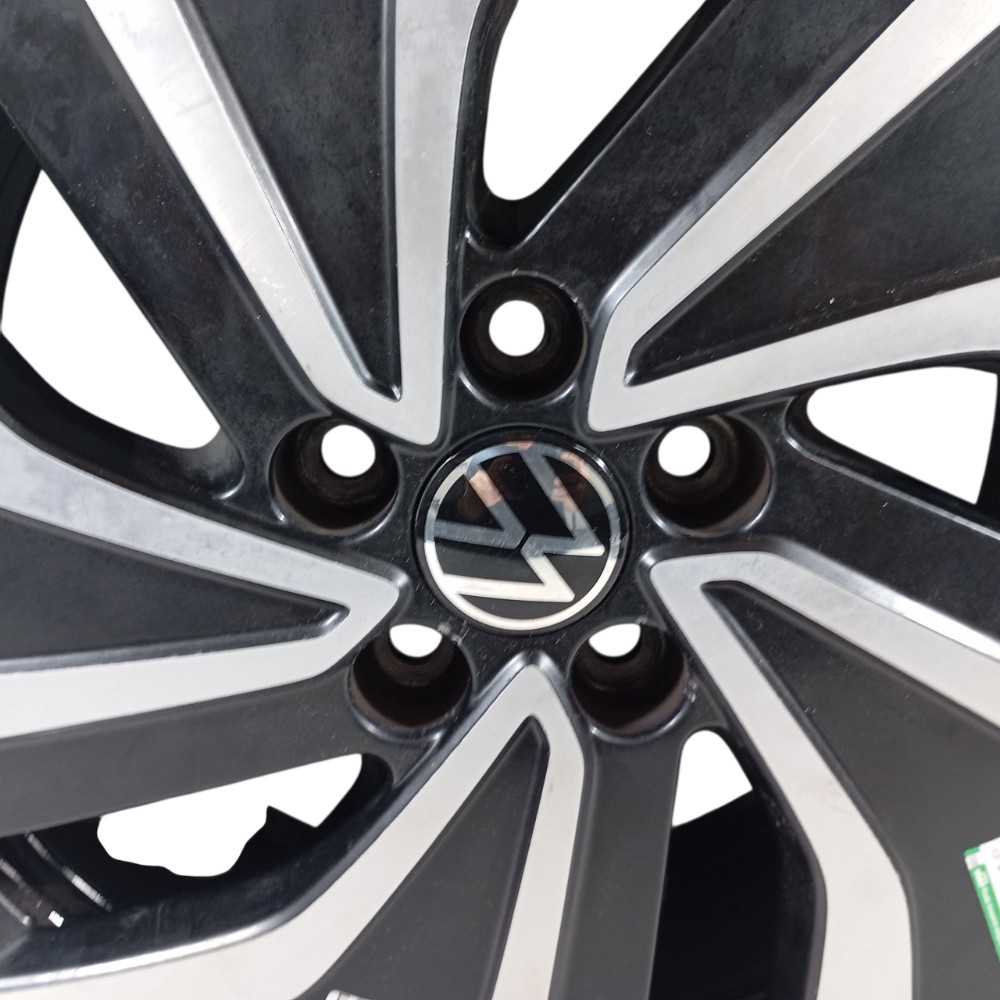 Roda Aro 16 Polo Highline 2024 6ea601025l Cinza Preto 2