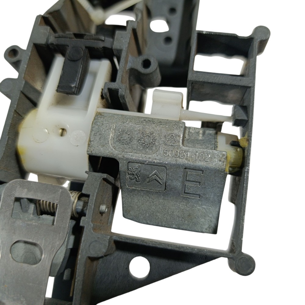 Maçaneta Externa Dianteira Esquerda Peugeot 208 2018 5000110 Branco Dianteira 7