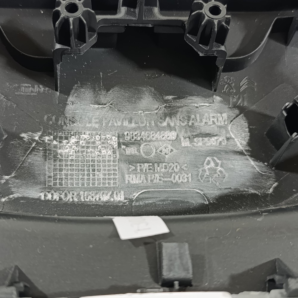 Luz teto dianteira Peugeot 208 ano 2024 9834684880 3