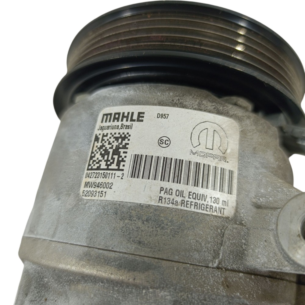 Compressor Ar Condicionado Fiat Argo Drive 1.0 2023 52093151 8