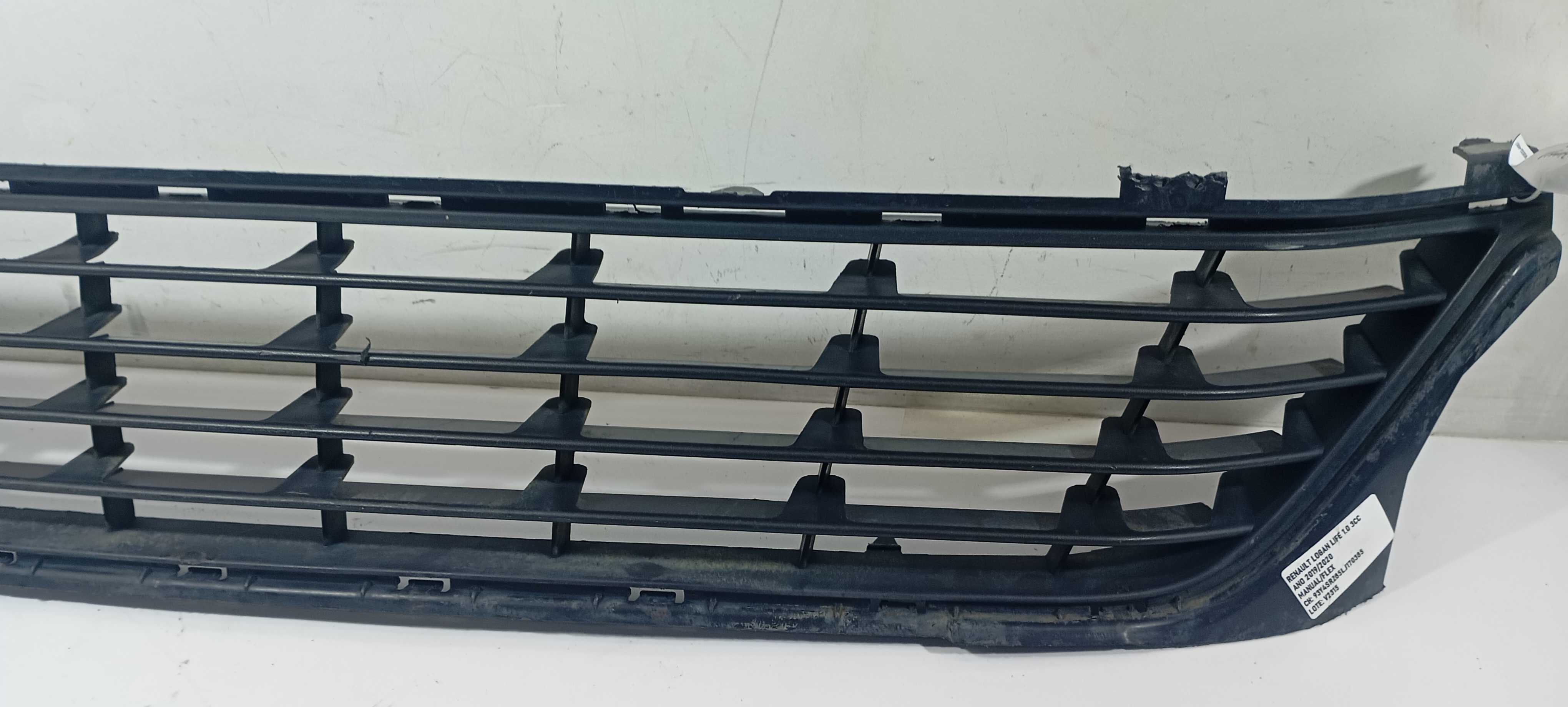 Grade Inferior Parachoque Renault Logan 1.0 2020 622542315r Preto 1 6