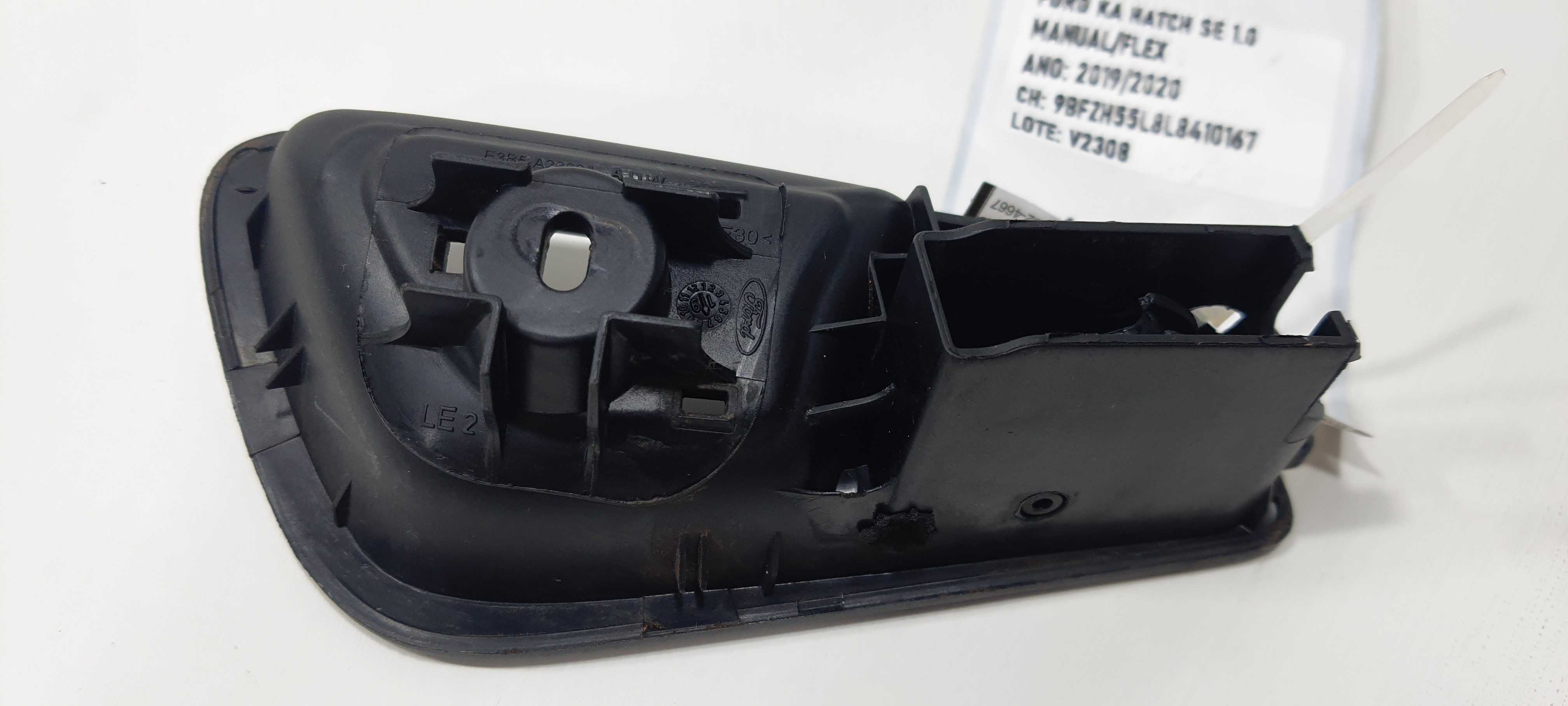 Maçaneta Int Tras Esquerda Ford Ka 1.0 2020 E3b5a22601adw Preto Traseira 1