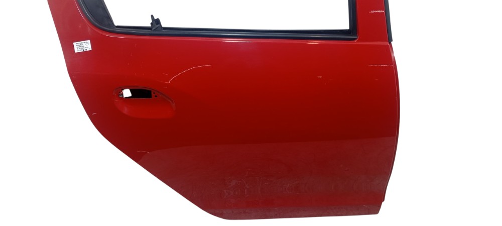 Porta Dianteira Direita Renault Logan 1.0 2020 821008000r Traseira Direito Vermelho 2