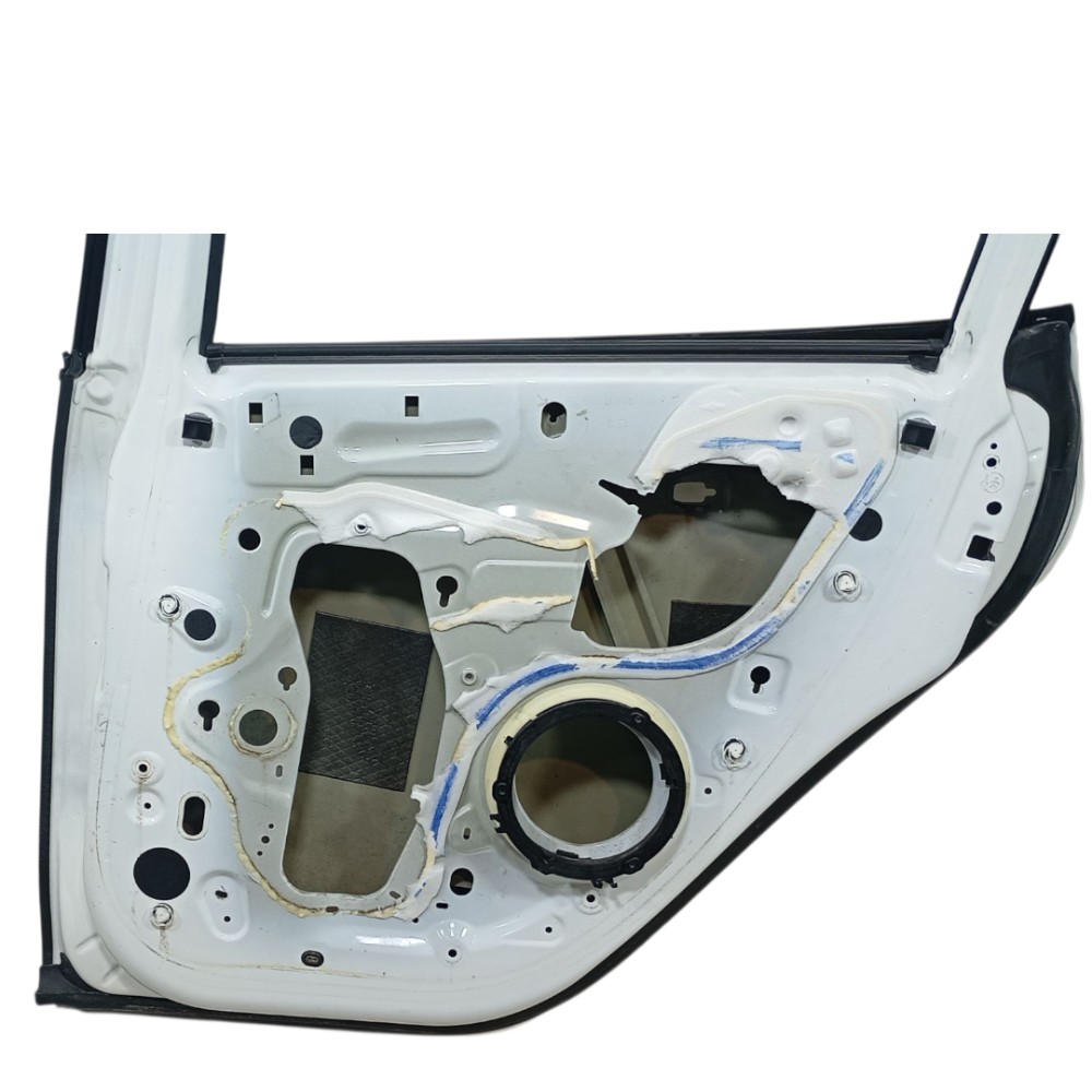 Porta Traseira Direita Peugeot 208 1.2 2018 9671907480 Traseira Direito Branco 4