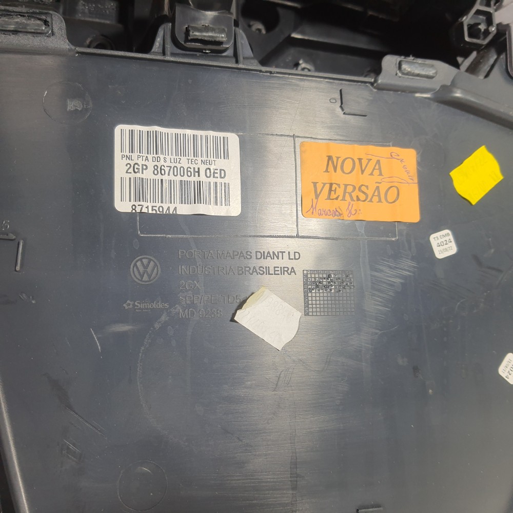 Forro Porta Dianteira Direita T-cross Tsi 2023 2gp867006h 6
