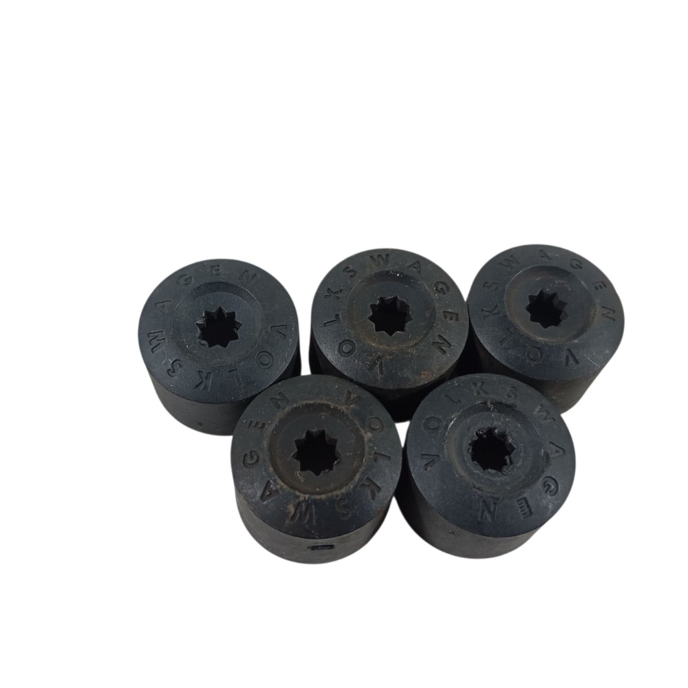 Calotas capa parafuso roda Polo Highline 2024 1K06011739B9 5