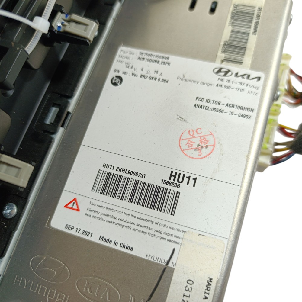 Radio Hb20 Sense 1.0 2022 96150r1050nnb 6