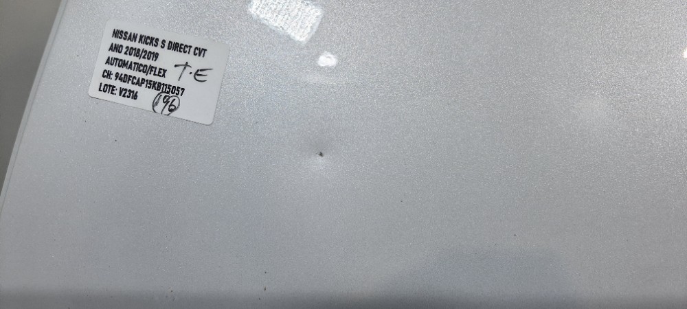 Porta Traseira Esquerda Nissan Kicks Cvt Ano 2019 H21015ramb Traseira Esquerda Branco 8