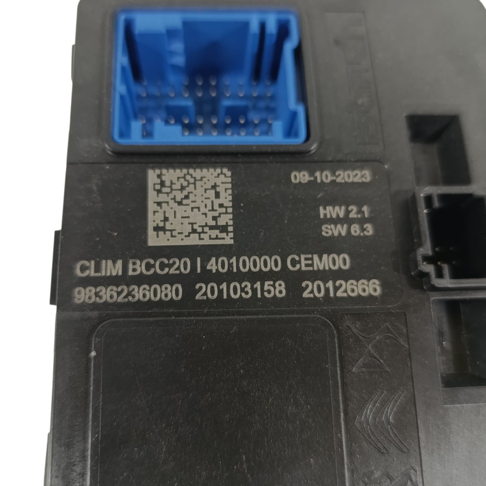 Módulo ar condicionado Peugeot 208 ano 2024 9836236080 4