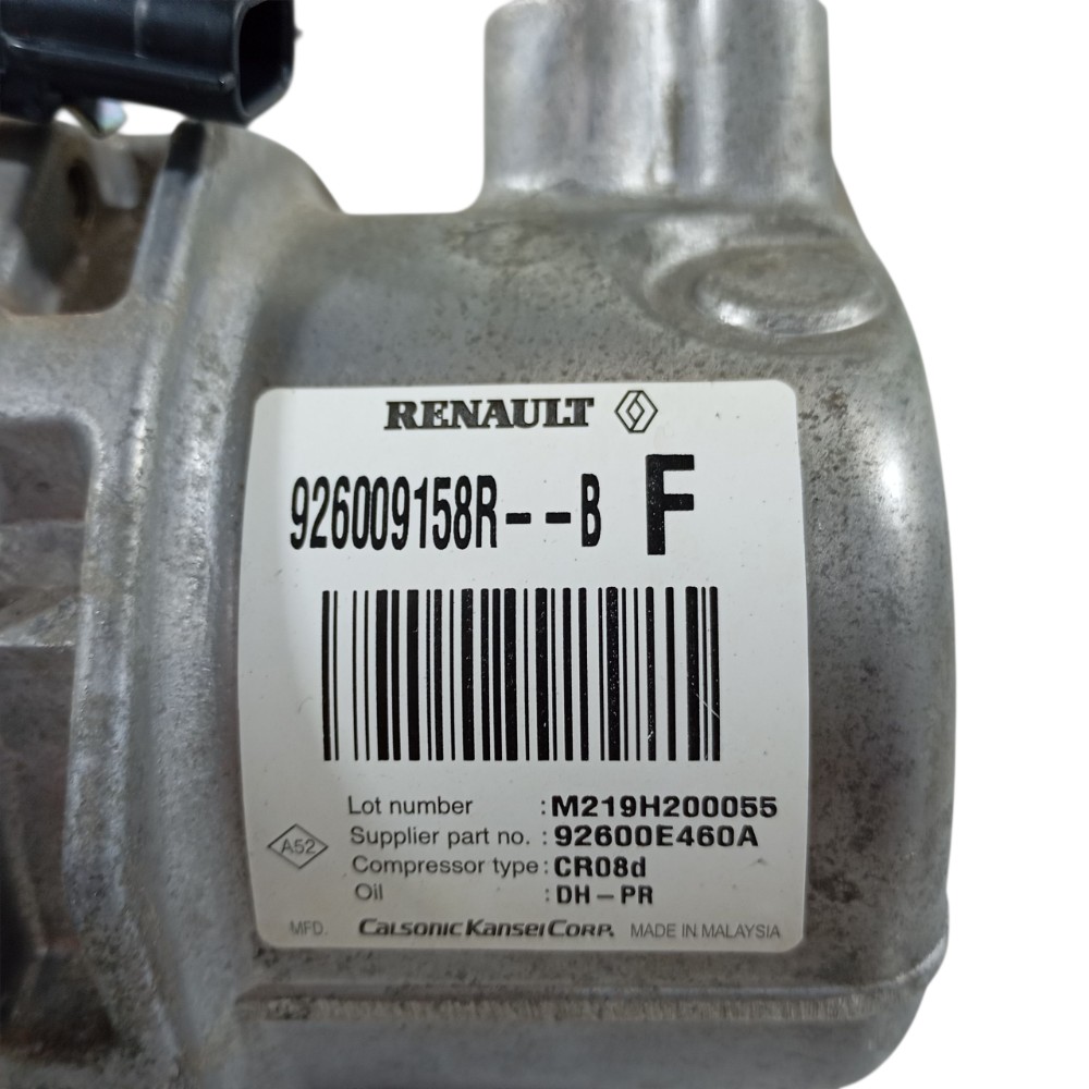 Compressor Ar Condicionado Renault Captur 2021 926009158r 7