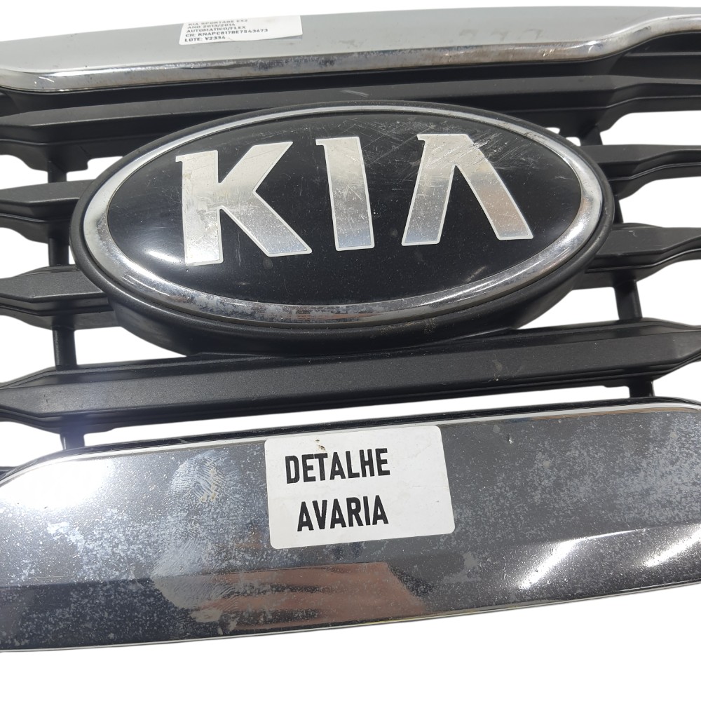 Grade parachoque dianteira sportage 2014 863523W606 detalhe 4