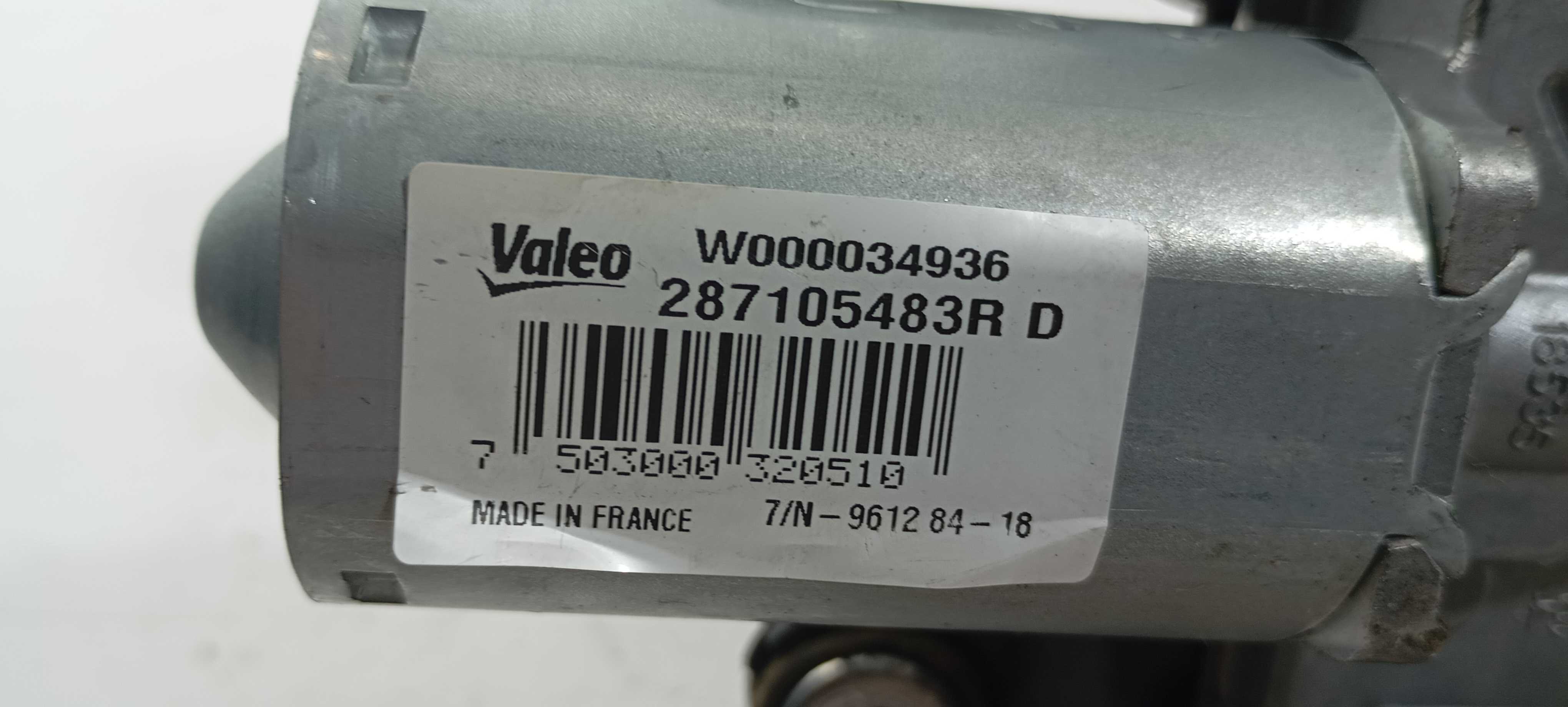 Motor Limpador Traseiro Renault Sandero 1.0 2019 287105483r 3