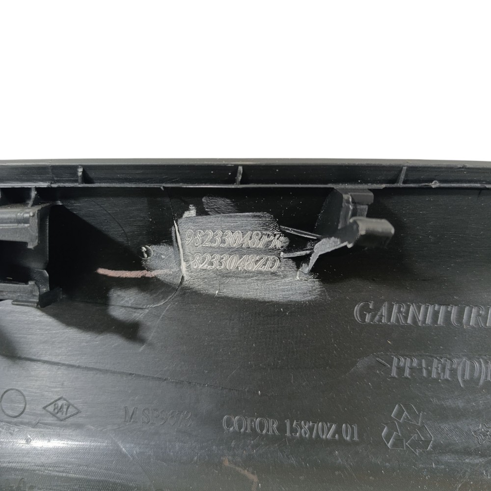 Acabamento Coluna Dianteira D Peugeot 208 2024 98233048pr Preto 8