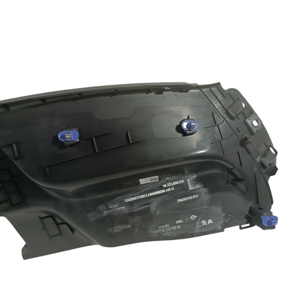 Acabamento interno TE Peugeot 208 ano 2024 98233038ZD 6