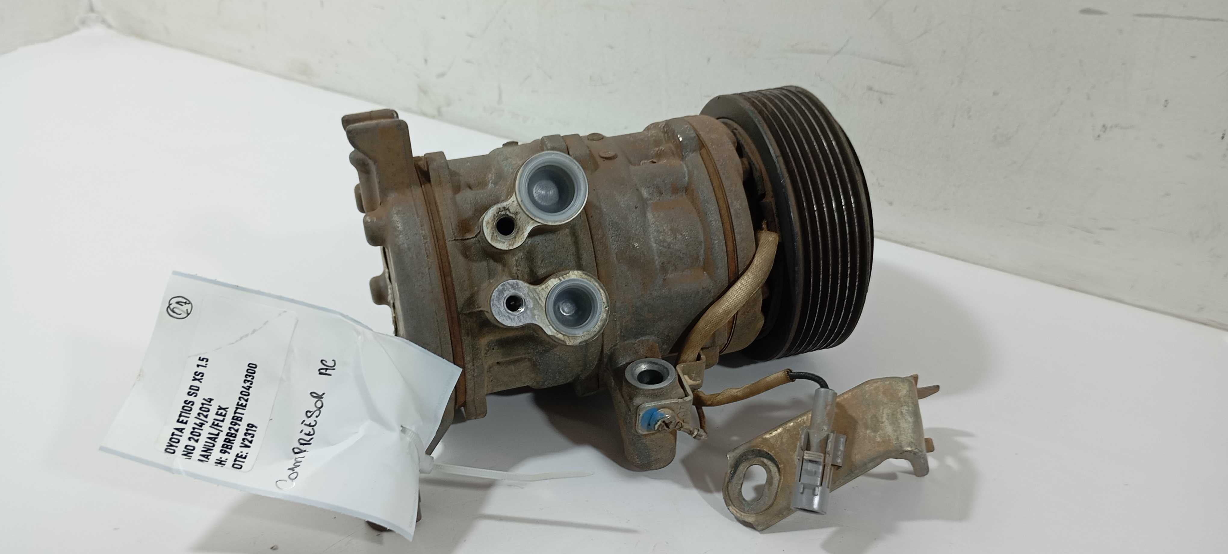 Compressor Ar Condicionado Toyota Etios 1.5 2014 10se13c 1