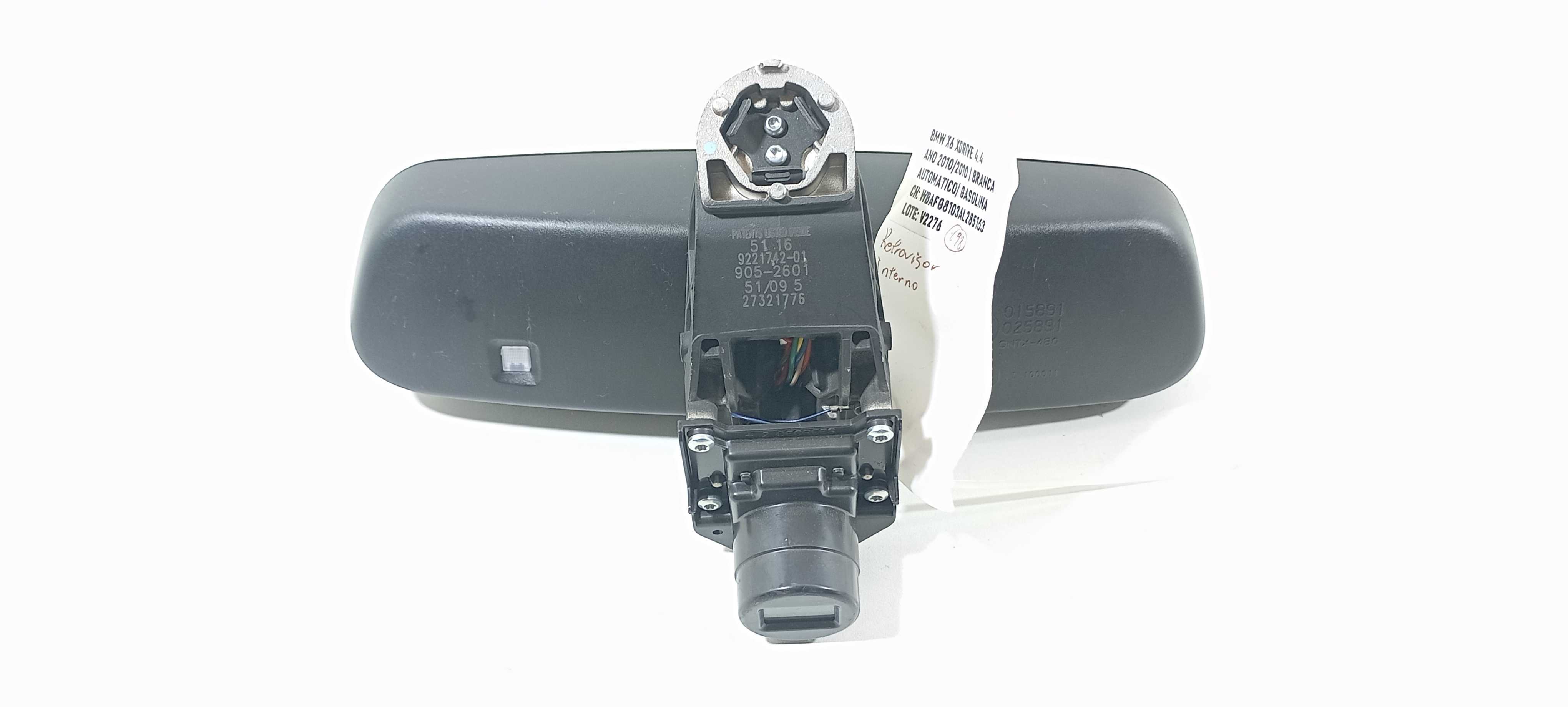 Retrovisor Interno Bmw X6 Xdrive 2010 4.4 Biturbo V2276 4