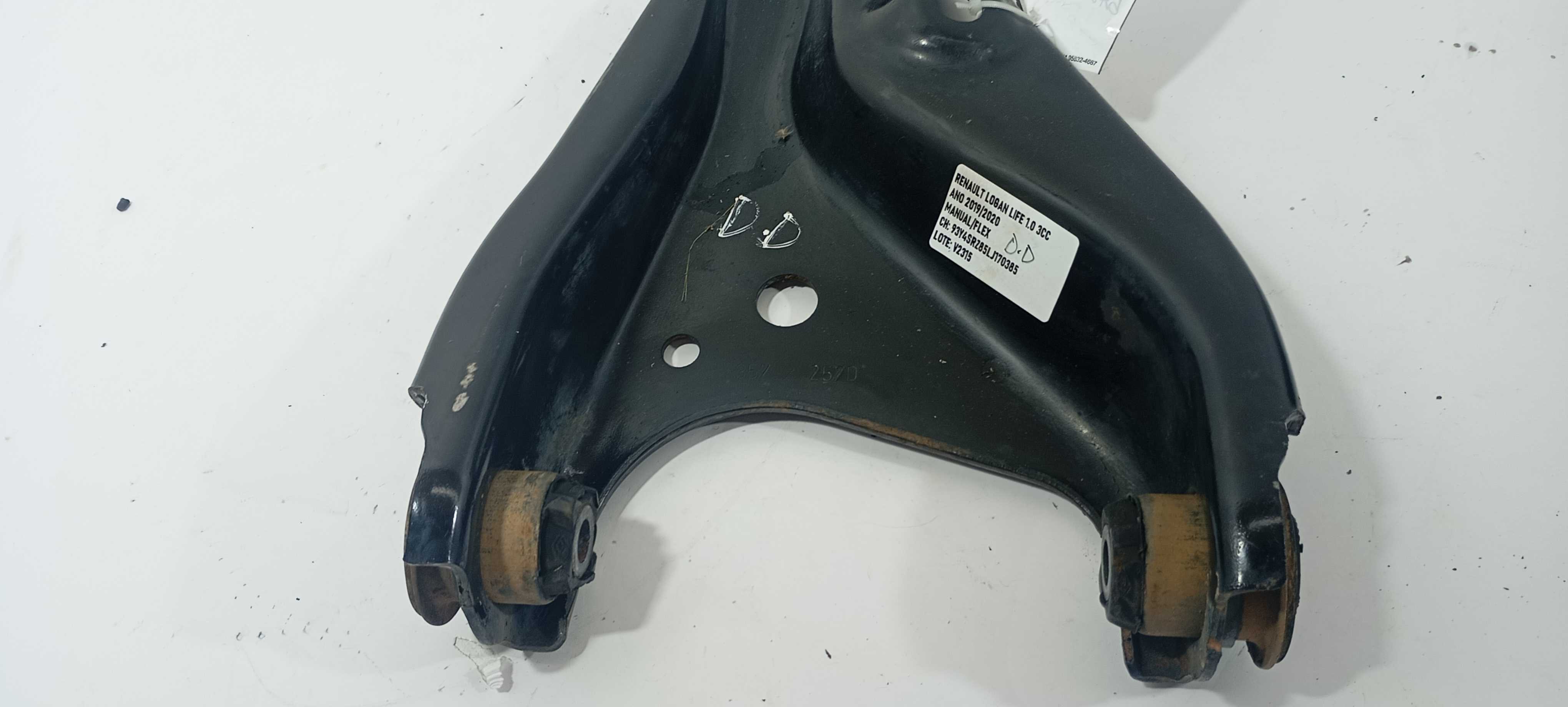 Brandeja Dianteira Direita Renault Logan 1.0 2020 357257d Preto 1