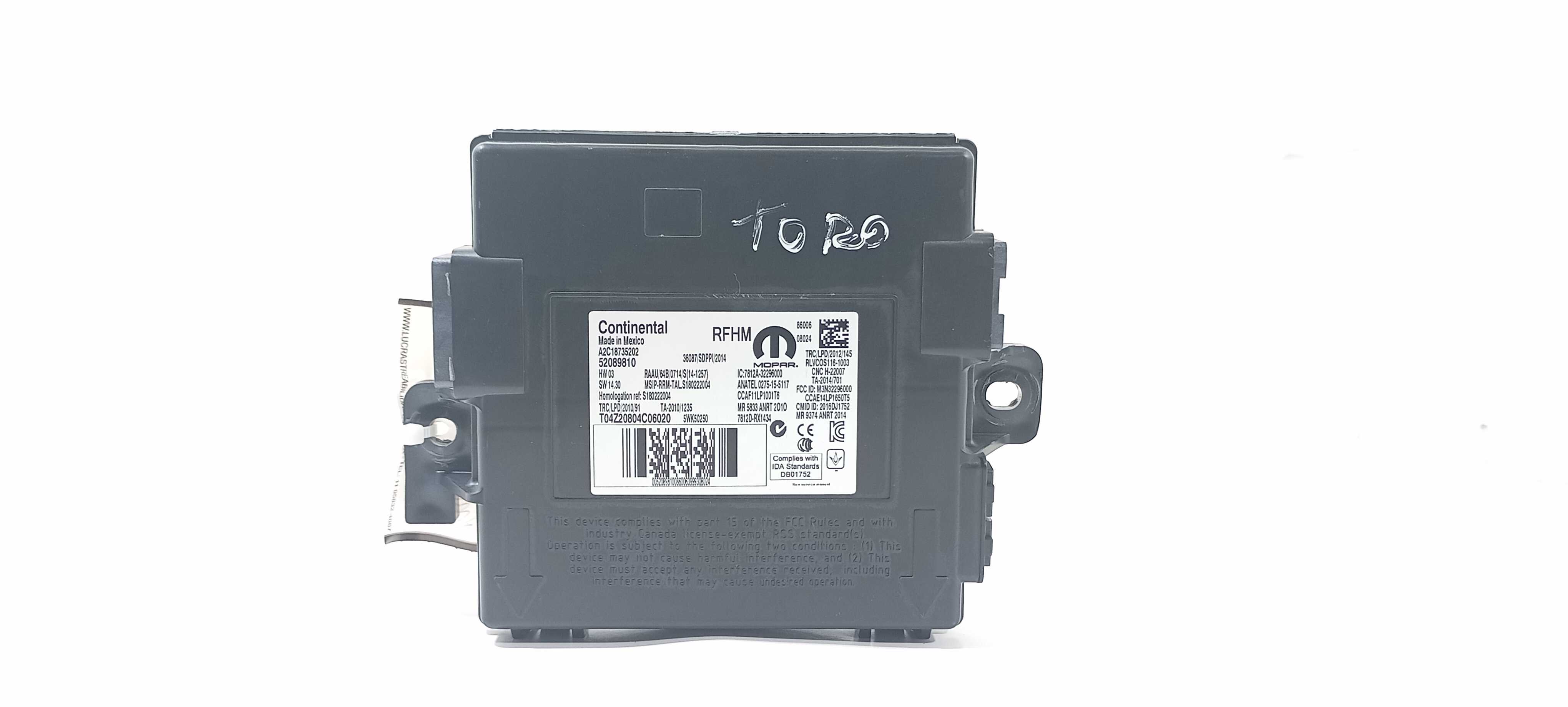 Módulo Pressão Pneu Fiat Toro Volcano 1.3 2024 V2295 3