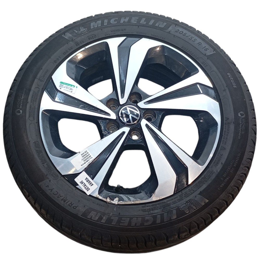 Roda Aro 16 Com Pneu Volkswagen Virtus 2023 6ea601025m041 4