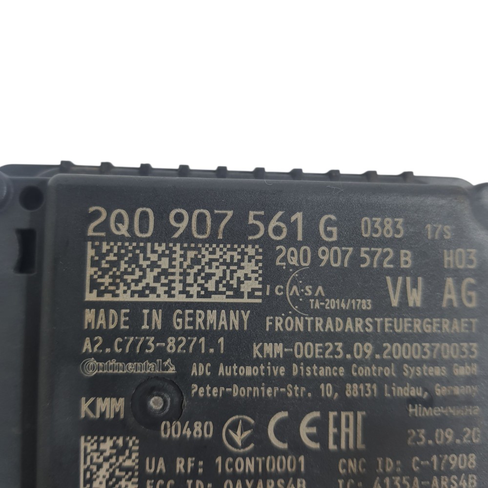 Módulo Acc Parachoque Dianteiro Nivus Tsi 2021 2q0907561g 6
