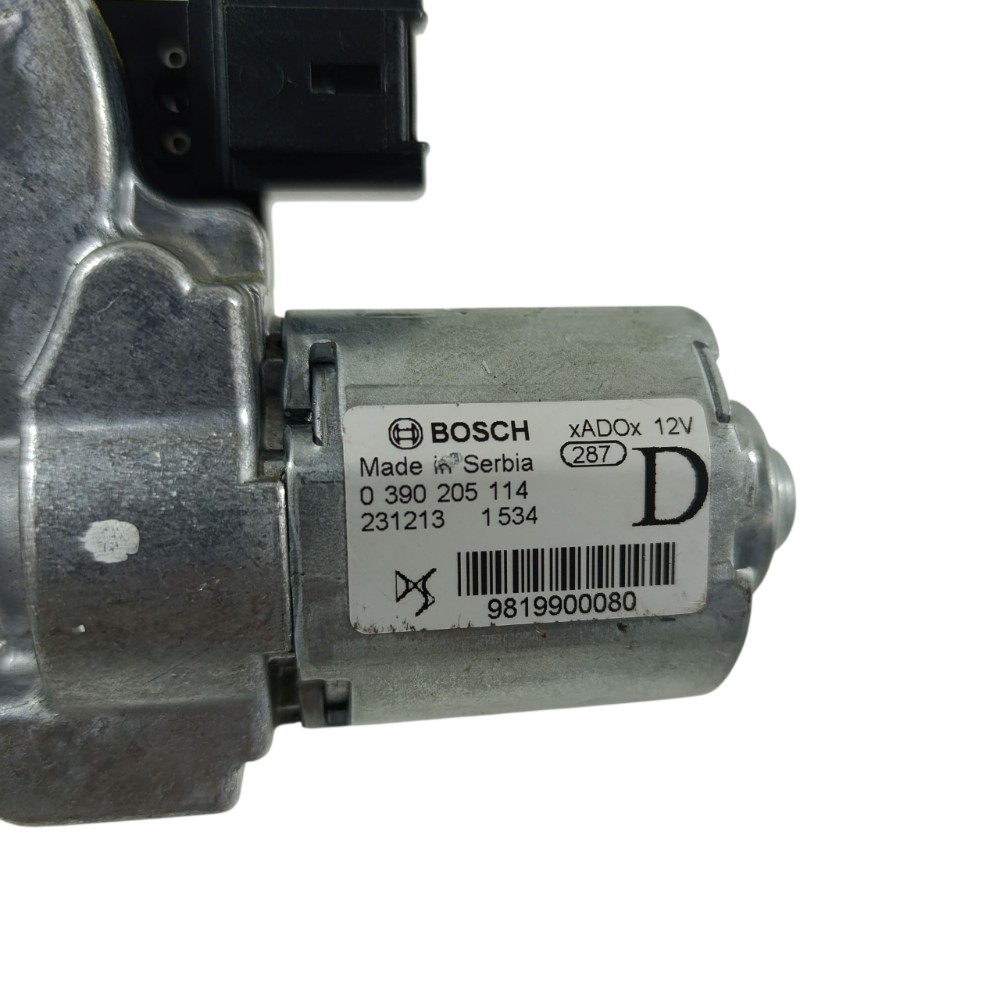 Motor limpador traseiro Peugeot 208 ano 2024 390205114 6