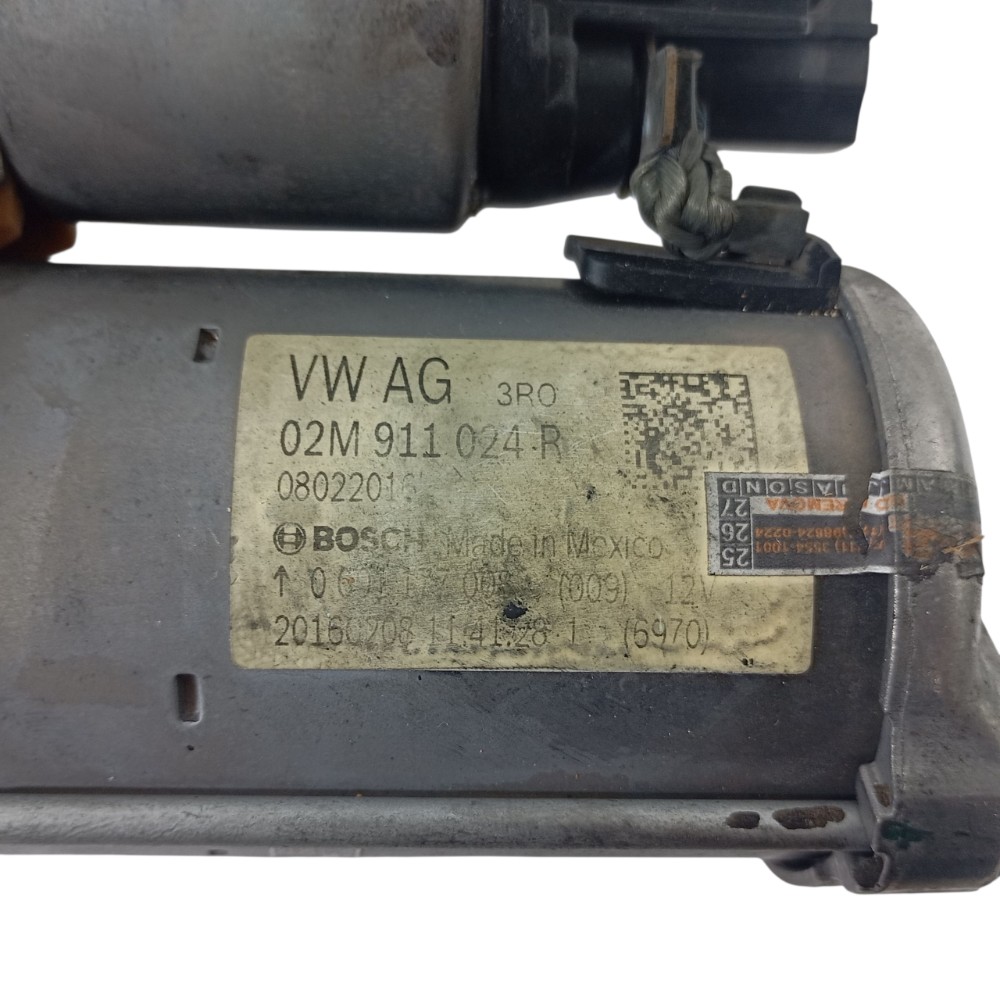 Motor Arranque Volkswagem Jetta 1.6 2016 02m911024r 6