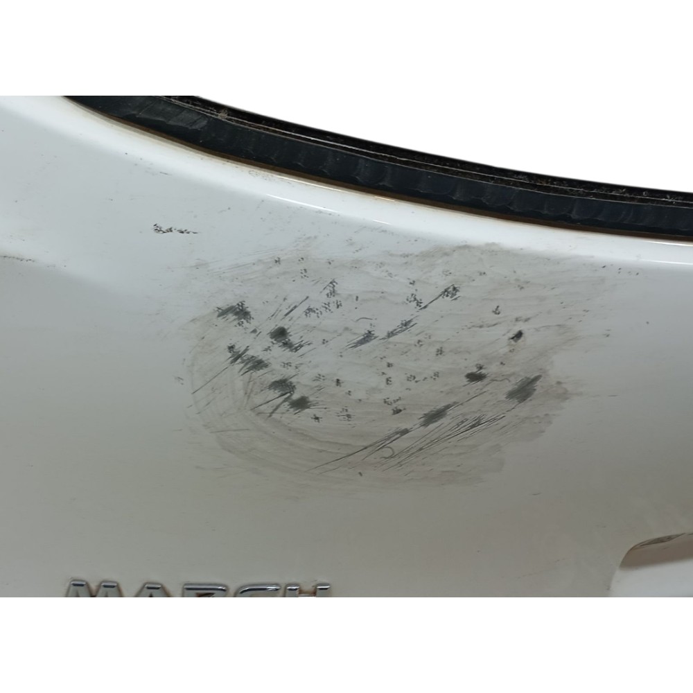Tampa Traseira Nissan March 1.0 2019 K01009lhmc Recuperada Branco 1