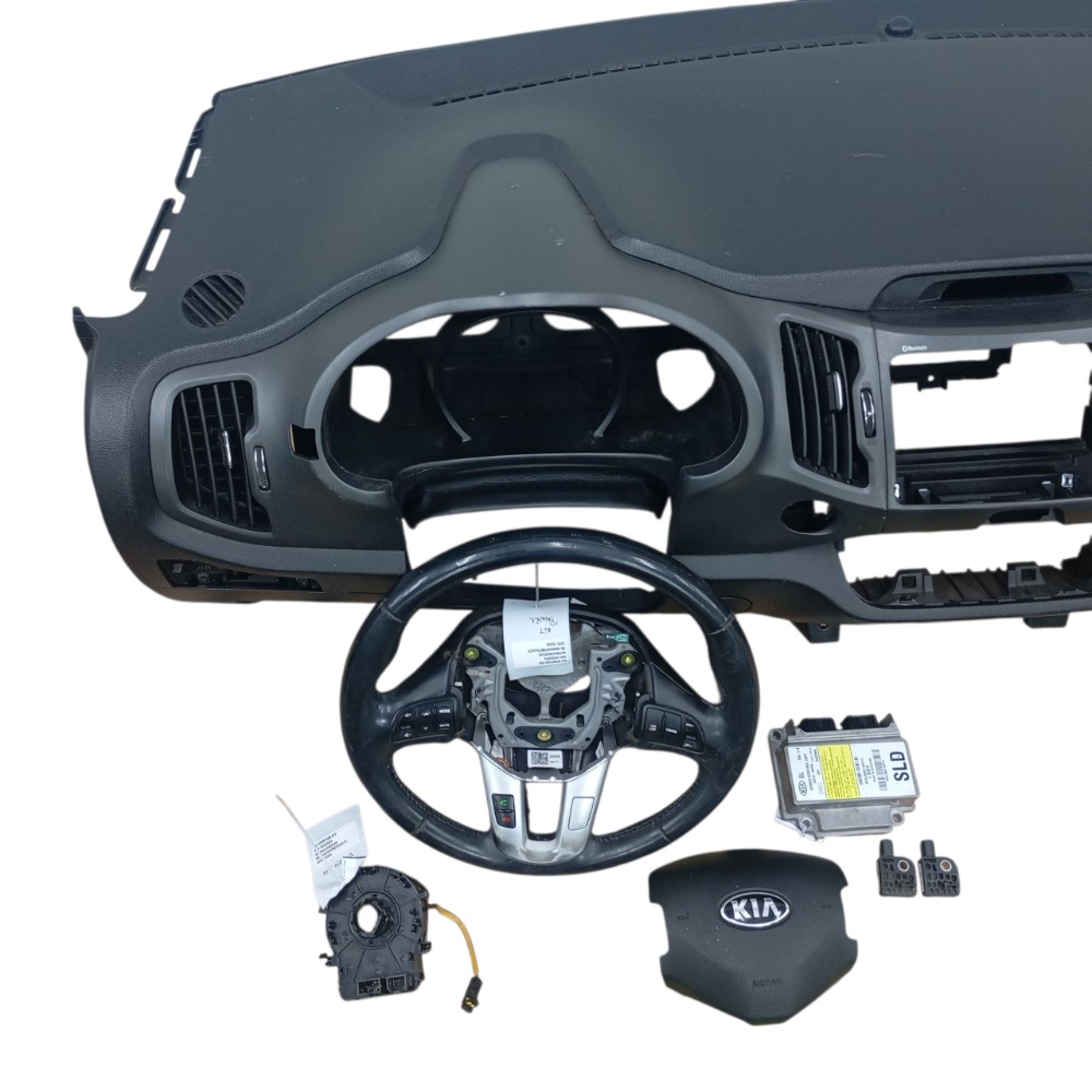 Painel E Volante Kia Sportage Ex 2.0 2014 959103w250 Preto 3