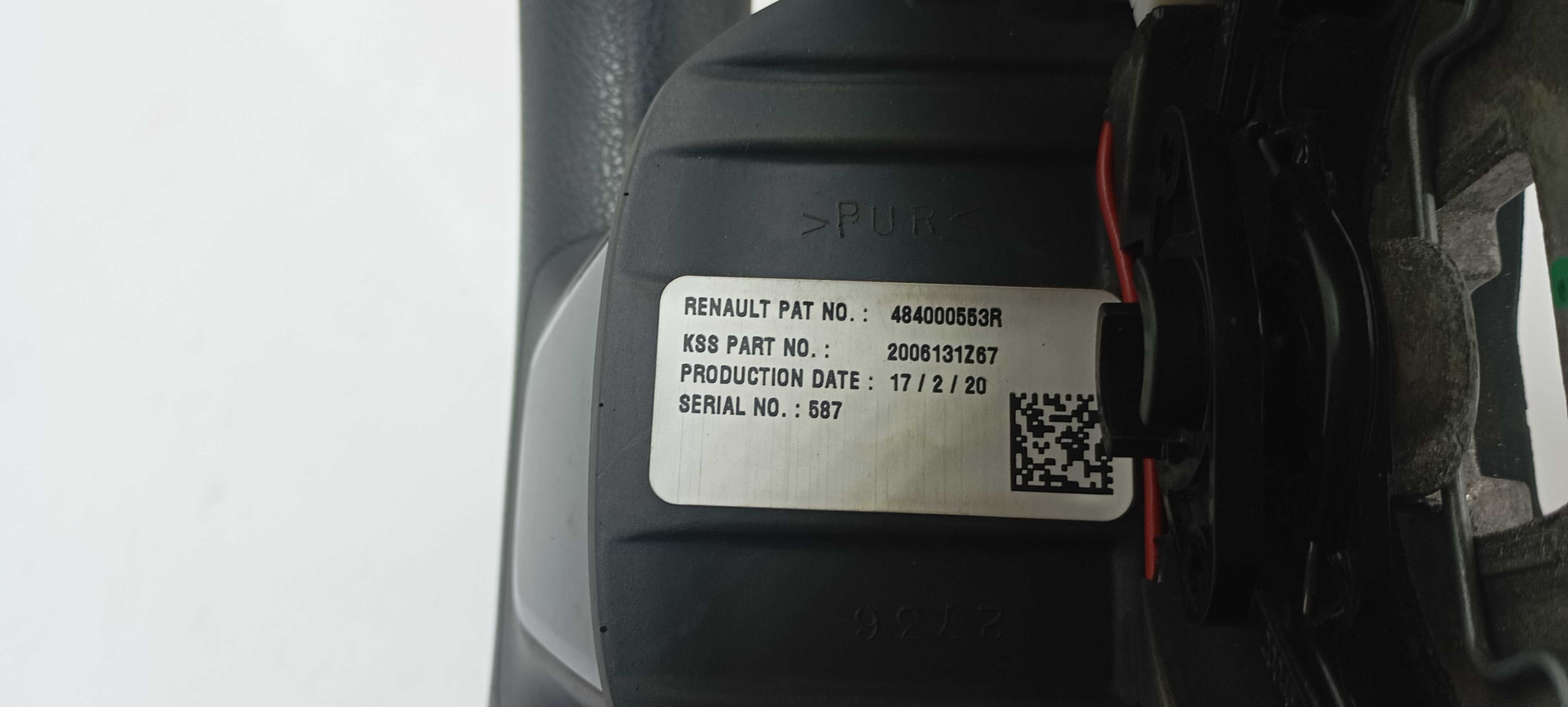 Volante Direção Renault Kwid 2021 484000553r Preto 17