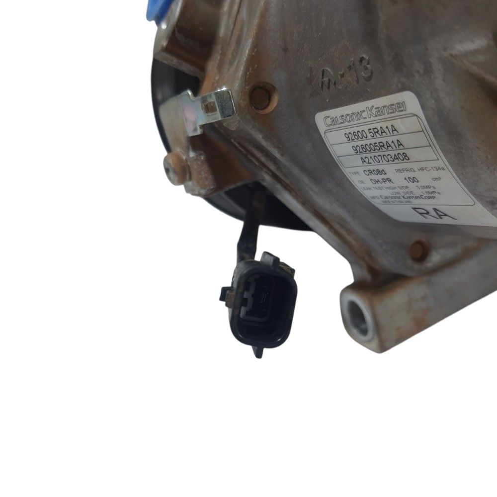 Compressor Ar 1.6 Condicionado Nissan Kicks 2022 926005ra1a 3