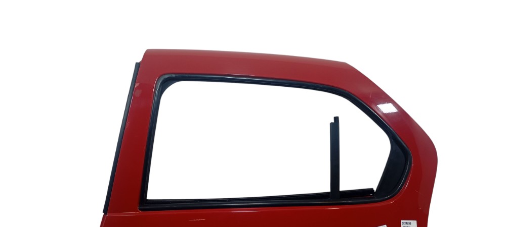 Porta Traseira Esquerda Renault Logan 1.0 2020 821017625r Vermelha 2